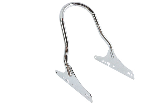 HARLEY 10-1/4 inch Low Profile One Piece Sissy Bar Chrome fits 2016-UP XL, 1200CX models with two-up seat 2007-UP XL, models with solo seat