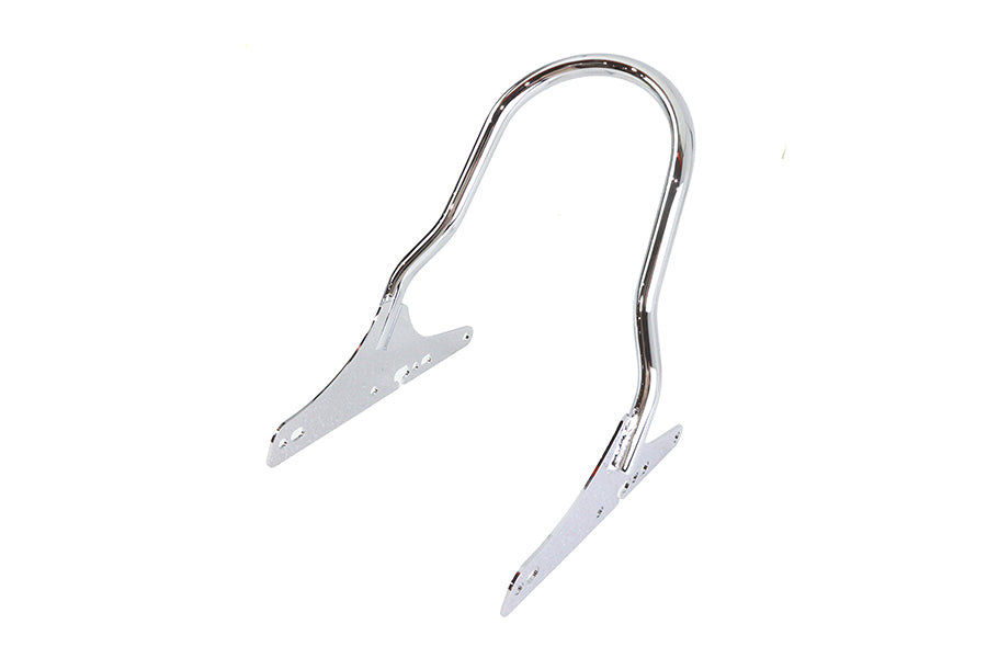 HARLEY 10-1/4 inch Low Profile One Piece Sissy Bar Chrome fits 2016-UP XL, 1200CX models with two-up seat 2007-UP XL, models with solo seat