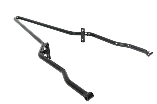 HARLEY 25 inch Rigid Sissy Bar Black Fits 0- Custom, application for 11 - 12" wide frames"