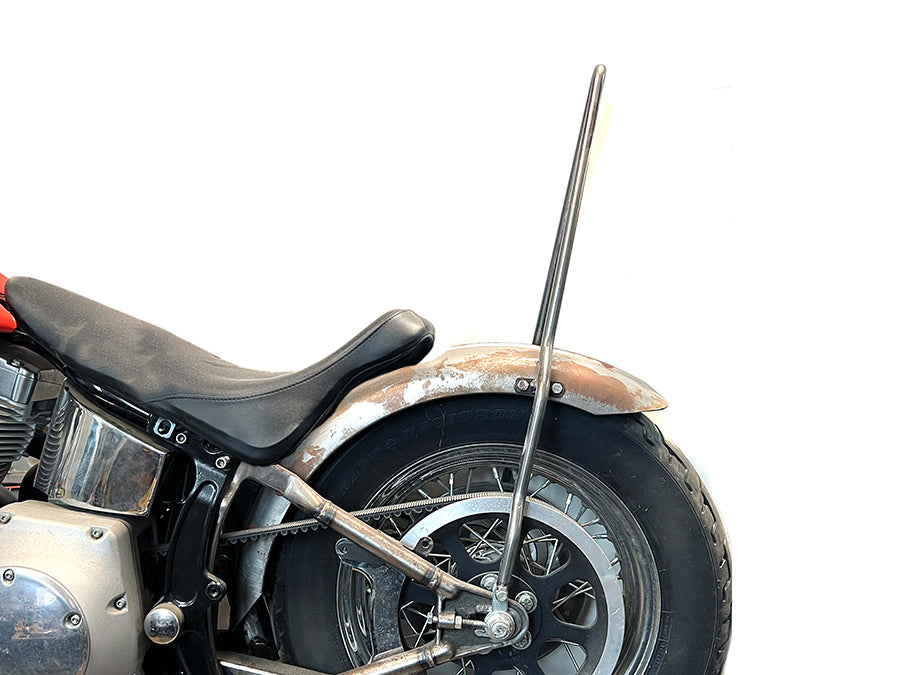 HARLEY 25 inch Rigid Sissy Bar Chrome fits 0- Custom, application for 11 - 12" wide frames"