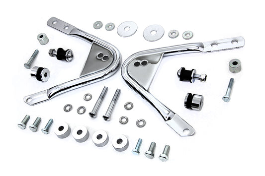 HARLEY Detachable Docking Hardware Kit Chrome Fits 1997-2008 FLT,