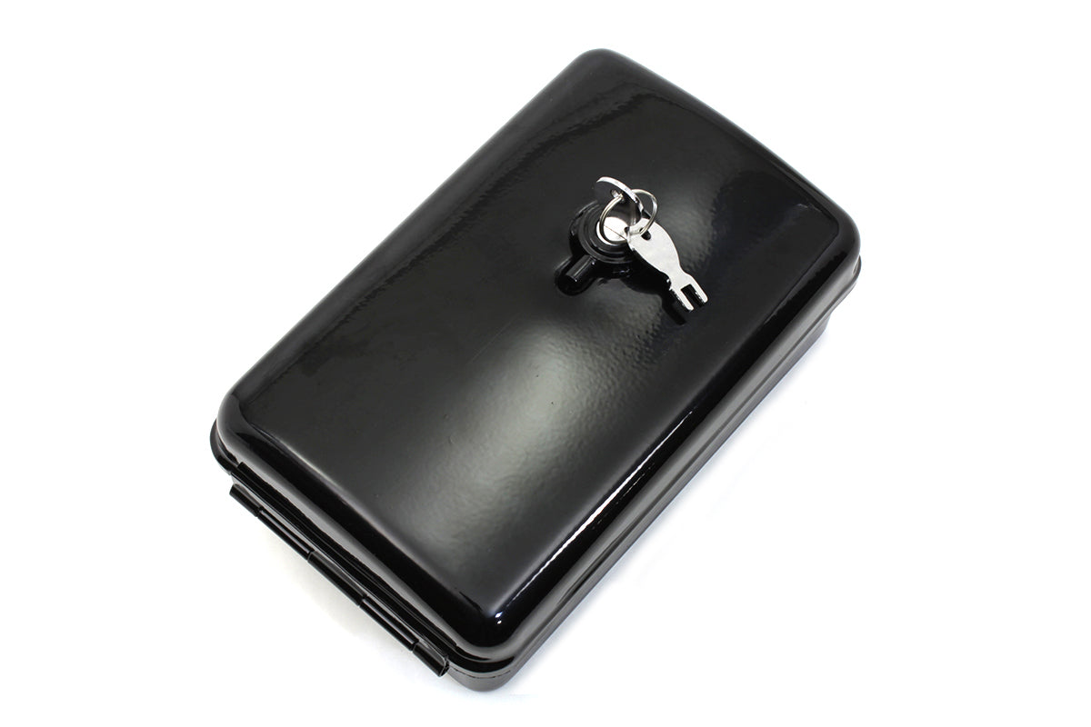 HARLEY Rectangular Black Tool Box fits 1936-1939 EL,