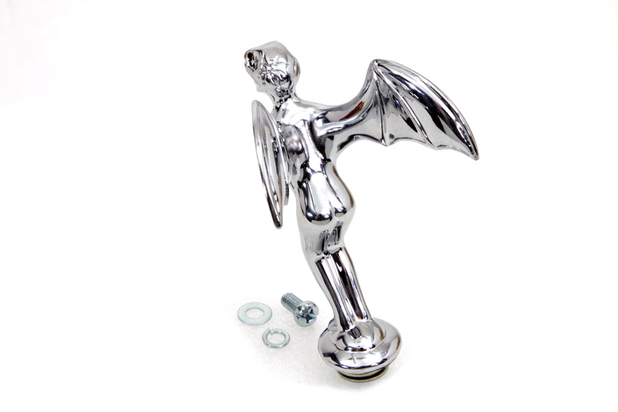 HARLEY Flying Skull Fender Ornament fits 0- Custom,