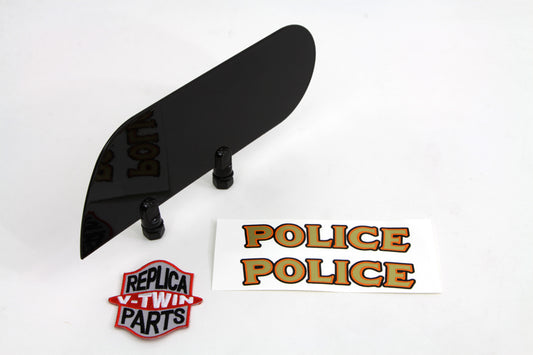 HARLEY Police Fender Marker Plate fits 0- All,