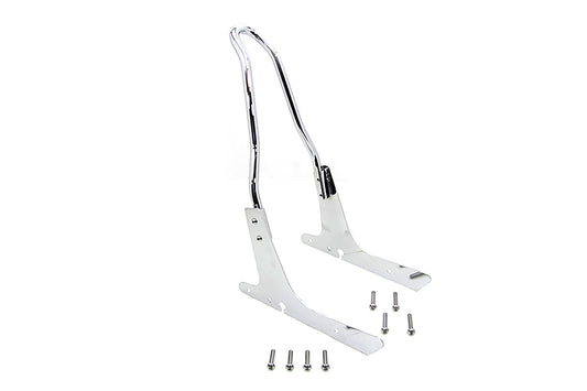 HARLEY 16 inch Sissy Bar Kit Chrome Fits 2004-2022 XL,