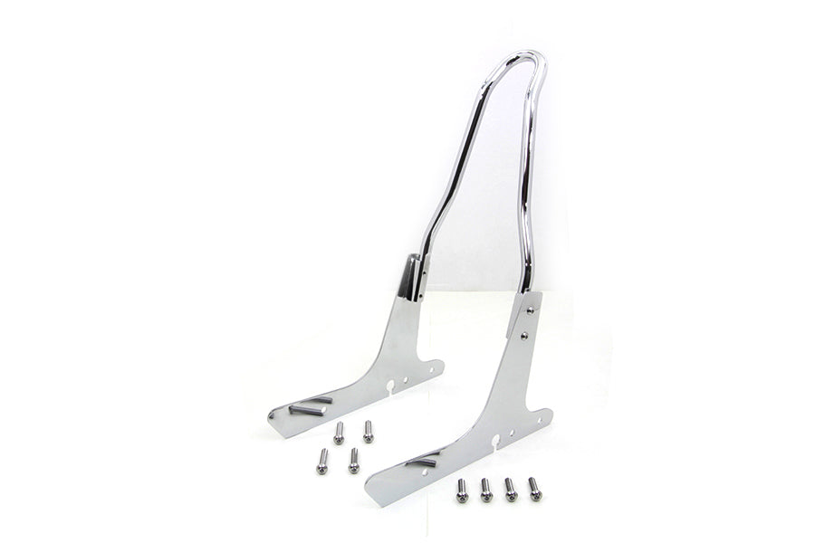 HARLEY 16 inch Sissy Bar Kit Chrome fits 2004-2022 XL,