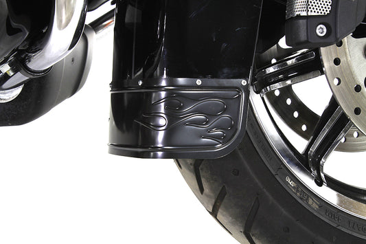 HARLEY Black Front Fender Tip Fits 2014-UP FLT, 2014-UP FLST, 2014-UP FLH,