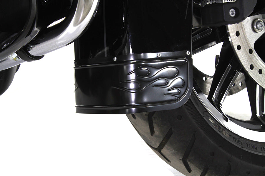 HARLEY Black Front Fender Tip fits 2014-UP FLT, 2014-UP FLST, 2014-UP FLH,