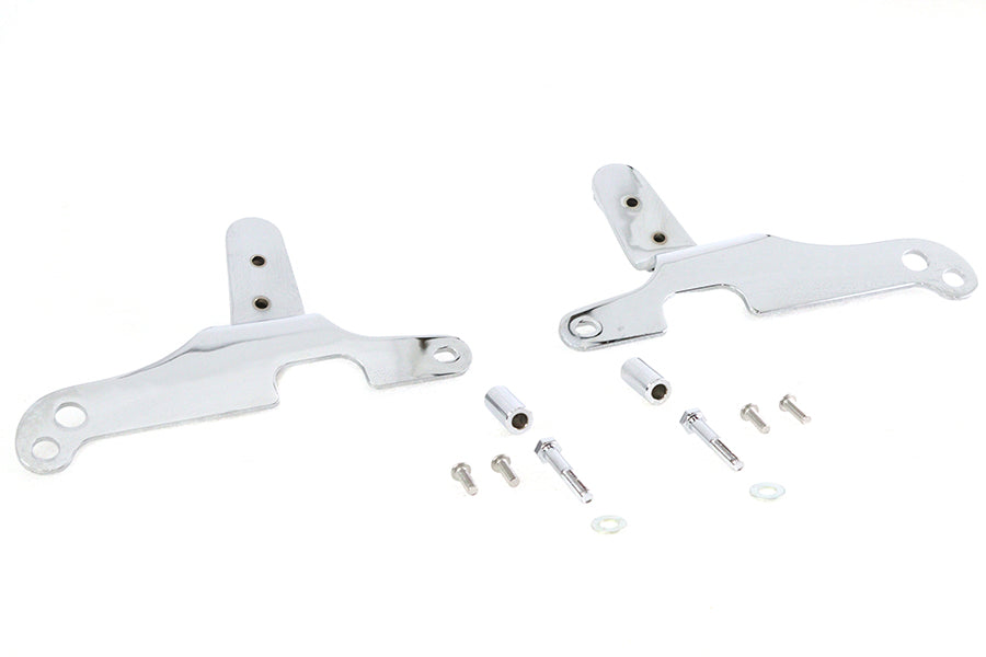 HARLEY Sissy Bar Side Plates fits 1997-2008 FLHR, 1997-2008 FLTR, 1997-2008 FLHX,