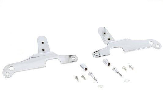 HARLEY Sissy Bar Side Plates Fits 1997-2008 FLHR, 1997-2008 FLTR, 1997-2008 FLHX,