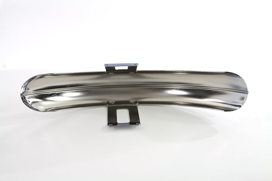 HARLEY Chrome Front Fender with Chrome Bracket fits 1980-1985 FXWG, 1980-1985 FXWG, 1984-2016 FXST, 1991-2005 FXDWG,
