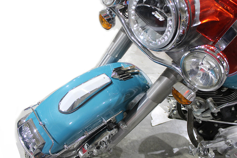 HARLEY Squashed Bird Fender Trim Chrome fits 0- Custom, application