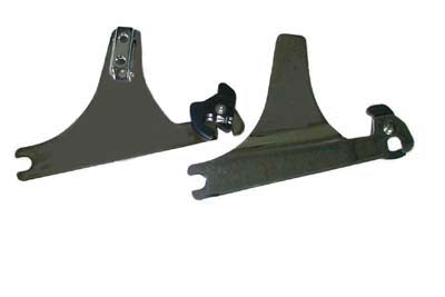 HARLEY Sissy Bar Detachable Side Plates fits 1984-1999 FXST, 1986-1999 FLST, Except FLSTS