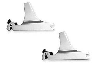 HARLEY Sissy Bar Detachable Side Plates fits 1984-1999 FXST, 1986-1999 FLST, Except FLSTS