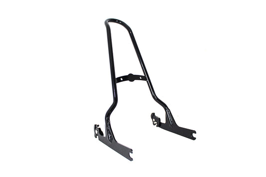 HARLEY One Piece Sissy Bar Black fits 2006-2017 FXST, 2006-2017 FXSTB, 2006-2017 FXSTC, 2006-2017 FXSTS, 2007-2017 FLSTF, 2007-2017 FLSTFB,