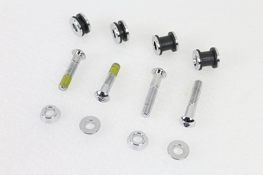 HARLEY Detachable Docking Hardware Kit Chrome Fits 2013-2017 FXSB, 2013-2017 FXSBSE, 2016-2017 F