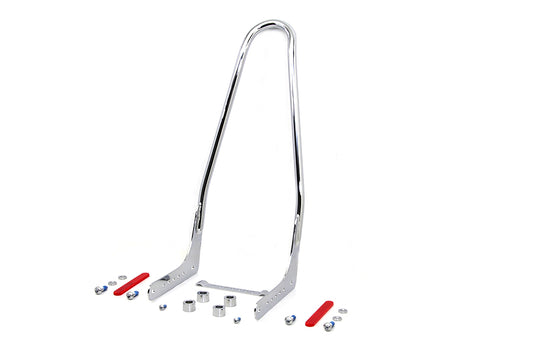 HARLEY One Piece Sissy Bar Chrome Fits 2018-UP FLDE, 2018-UP FLHC, 2018-UP FLHCS, 2018-UP FLSL