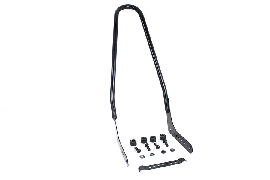 HARLEY One Piece Sissy Bar Black fits 2018-UP FLDE, 2018-UP FLHC, 2018-UP FLHCS, 2018-UP FLSL, 2018-UP FXBB,