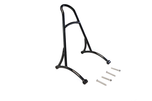 HARLEY 14 inch Round Sissy Bar Black fits 2004-2020 XL,
