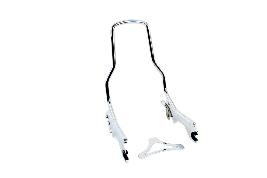 HARLEY 14-1/2 inch Standard Detachable Sissy Bar Chrome fits 2018-UP FLDE, 2018-UP FLHC, 2018-UP FLSL, 2018-UP FXBB,