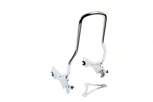 HARLEY 14-1/2 inch Standard Detachable Sissy Bar Chrome fits 2018-UP FLDE, 2018-UP FLHC, 2018-UP FLSL, 2018-UP FXBB,