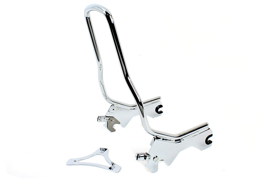 HARLEY 14-1/2 inch Standard Detachable Sissy Bar Chrome fits 2018-UP FLDE, 2018-UP FLHC, 2018-UP FLSL, 2018-UP FXBB,