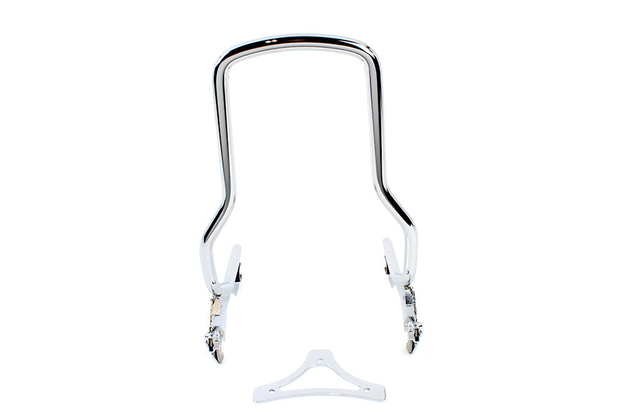 HARLEY 14-1/2 inch Standard Detachable Sissy Bar Chrome fits 2018-UP FLDE, 2018-UP FLHC, 2018-UP FLSL, 2018-UP FXBB,