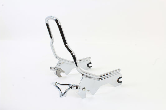 HARLEY 8-1/2 inch Short Detachable Sissy Bar Chrome Fits 2018-UP FLDE, 2018-UP FLHC, 2018-UP FLS