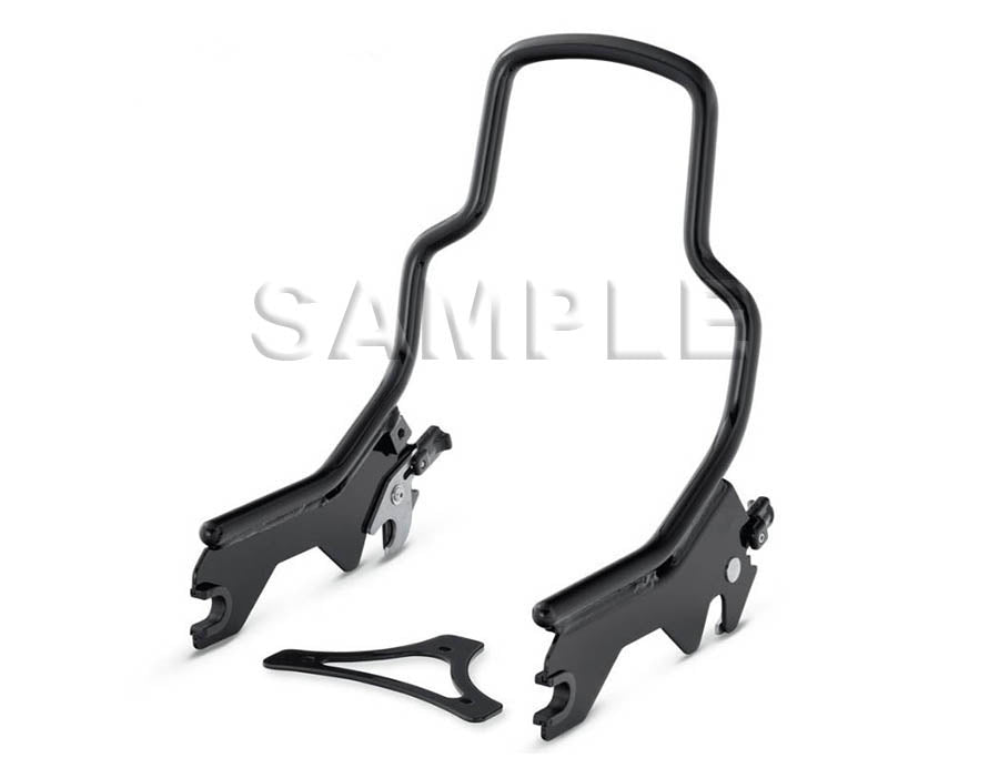 HARLEY 8-1/2 inch Short Detachable Sissy Bar Gloss Black fits 2018-UP FLDE, 2018-UP FLHC, 2018-UP FLSL, 2018-UP FXBB,