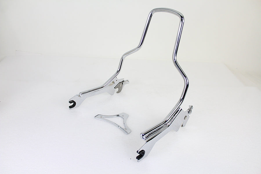 HARLEY 14-1/2 inch Standard Detachable Sissy Bar Chrome fits 2018-UP FLFB, 2018-UP FLFBS, 2018-UP FXBR, 2018-UP FXBRS,