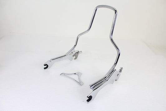 HARLEY 14-1/2 inch Standard Detachable Sissy Bar Chrome Fits 2018-UP FLFB, 2018-UP FLFBS, 2018-U