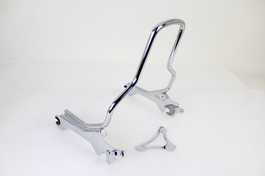 HARLEY 14-1/2 inch Standard Detachable Sissy Bar Chrome fits 2018-UP FLFB, 2018-UP FLFBS, 2018-UP FXBR, 2018-UP FXBRS,