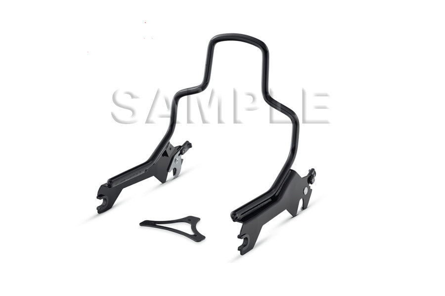HARLEY 8-1/2 inch Short Detachable Sissy Bar Gloss Black fits 2018-UP FLFB, 2018-UP FLFBS, 2018-UP FXBR, 2018-UP FXBRS,