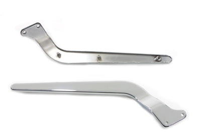 HARLEY Rear Fender Strut Set Smooth Chrome fits FLST FLSTS FLSTF 2003-05
