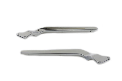 HARLEY Schutzblechstreben-Set glatt Chrom passend für FLST FLSTS FLSTF 2003-05