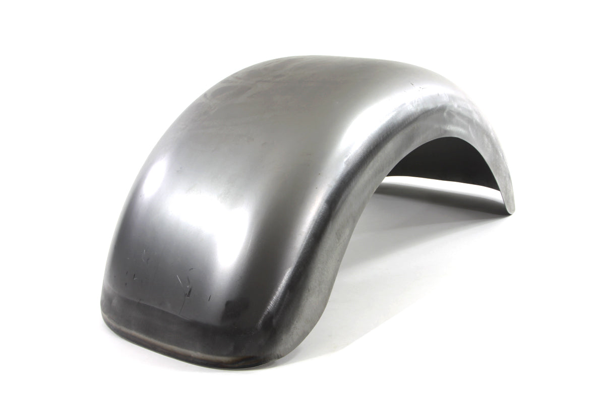 HARLEY Rear Fender Round Profile Raw Steel fits 0- Custom, application for 250 to 300 series rear tires