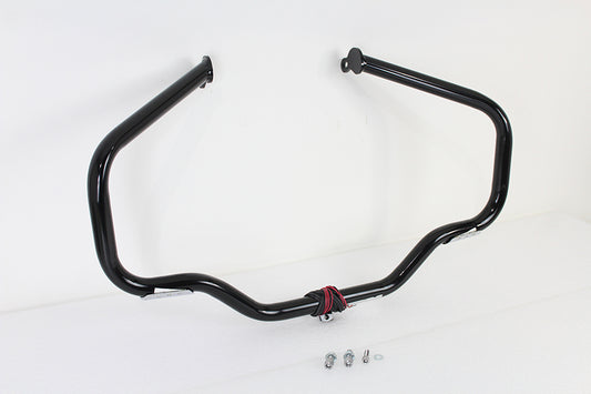 HARLEY Black Front Turn Signal Highway Bar Fits 2009-UP FLT,