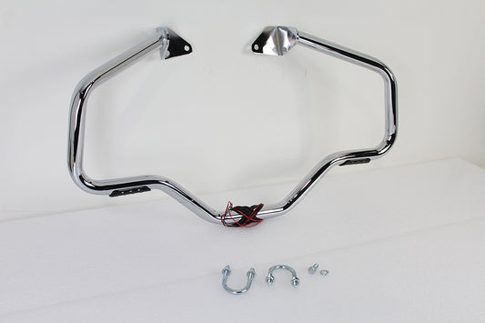 HARLEY Chrome Front Turn Signal Highway Bar Fits 2006-2017 FXD,