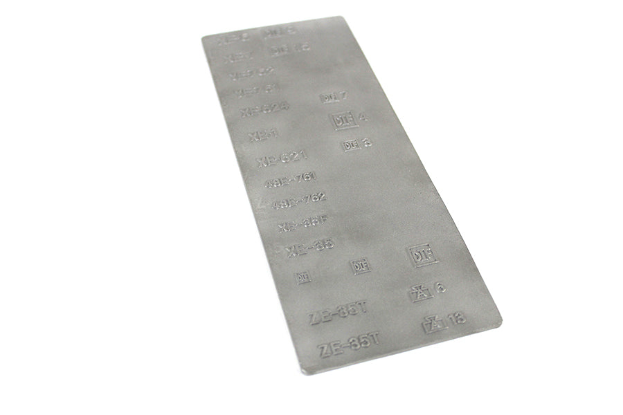 HARLEY Rigid Frame Forging Hallmark Plate fits 1936-1957 Custom, Application
