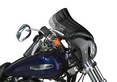 HARLEY Wave Q R Windshield with Dark Tint Fits 2006-2006 FXD35, Anniversary Super Glide 2006-2016 FX