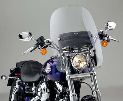 HARLEY Spartan Quick Release Windshield Clear Fits 2006-2017 FXD,