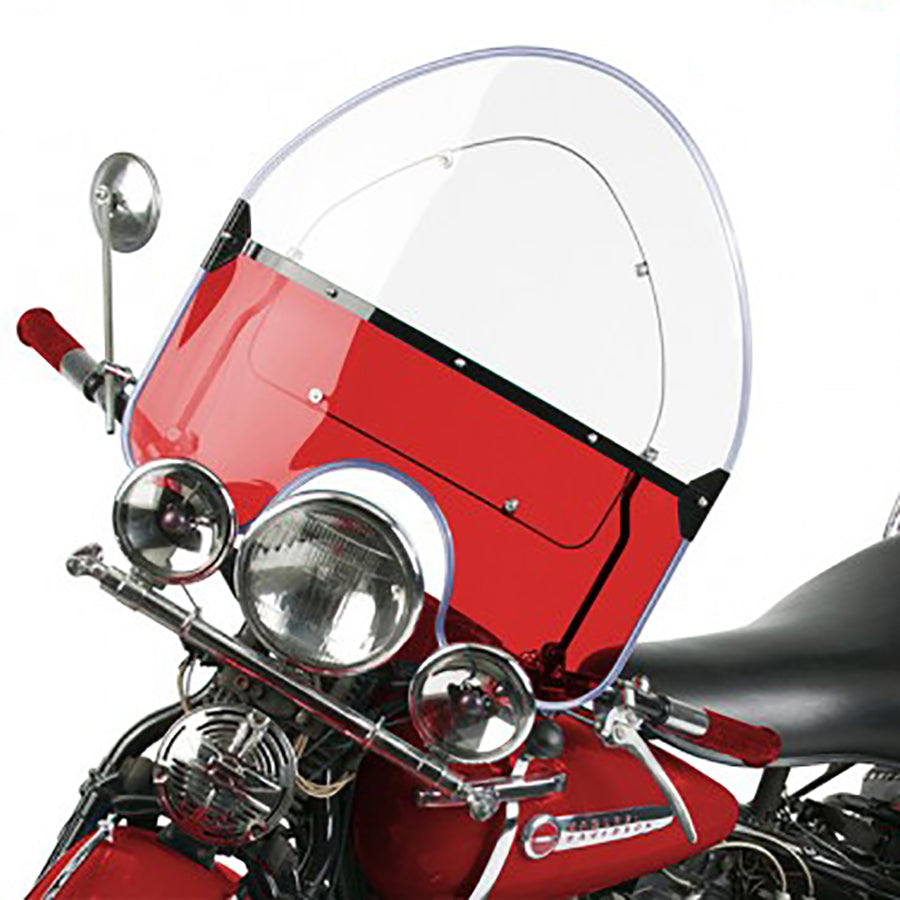 HARLEY National Cycle Spring Fork Windshield Red fits 1936-1948 UL, 1936-1957 G, 1936-1952 WL, 1936-1940 EL, 1941-1948 FL,
