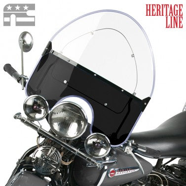 HARLEY National Cycle Spring Fork Windshield Black fits 1936-1948 UL, 1936-1957 G, 1936-1952 WL, 1936-1940 EL, 1941-1948 FL,