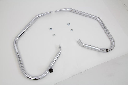 HARLEY Chrome Profile Rear Frame Bar Set Fits 1997-2008 FLHR, 1997-2008 FLTR, 1997-2008 FLHX,