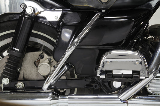 HARLEY Chrome Rear Frame Bar Set Fits 1997-2008 FLHTC, 1997-2008 FLHTCU, 1997-2008 FLHTCI,