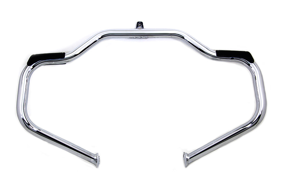 HARLEY Chrome Front Engine Bar with Footpeg Pads fits 2009-UP FLT, 2009-UP FLHXXX, except FLTR