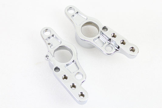 HARLEY Rear Frame Fork Bracket Set Chrome Fits 2007-2008 FLT,