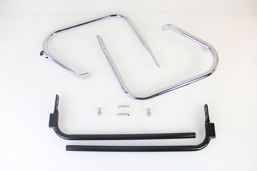 HARLEY Chrome Rear Engine Bar Set fits 1997-2008 FLHT, 1997-2008 FLTR, 1997-2008 FLHR,