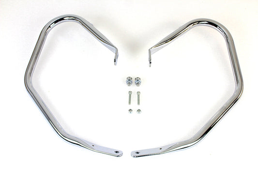 HARLEY Chrome Comfort Style Rear Engine Bars Fits 2009-2013 FLHX, 2009-2013 FLHRC, 2009-2013 FLH
