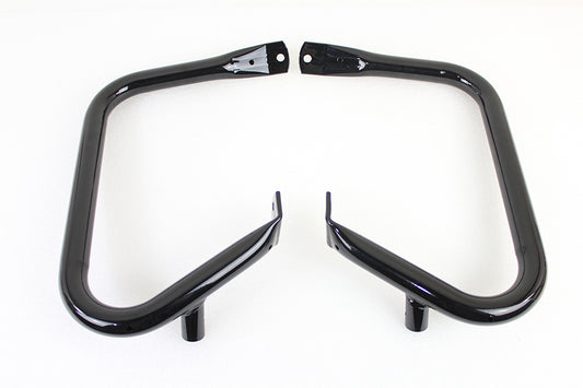 HARLEY Black Rear Buffalo Engine Bar Set Fits 1997-2013 FLHT, 1997-2013 FLHR, 1997-2003 FLTR,